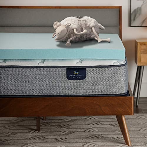 Serta ThermaGel 3-in Memory Foam Mattress Topper, Full