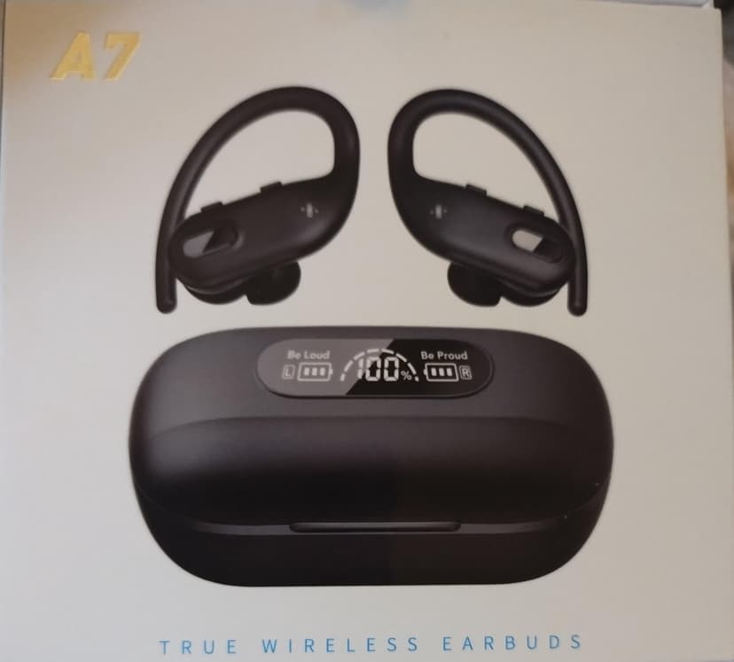 Refurbished A7 True Wireless Earbuds (Black)