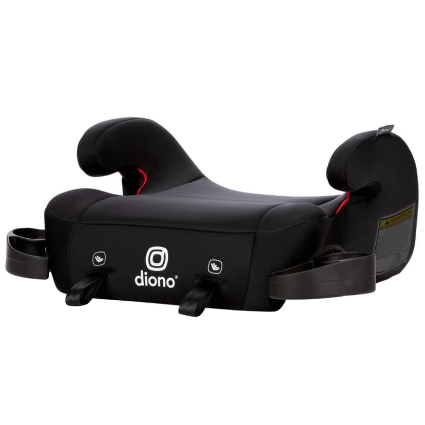 Diono Solana 2 Latch Lightweight Backless Belt Positioning Booster Car Seat, Black