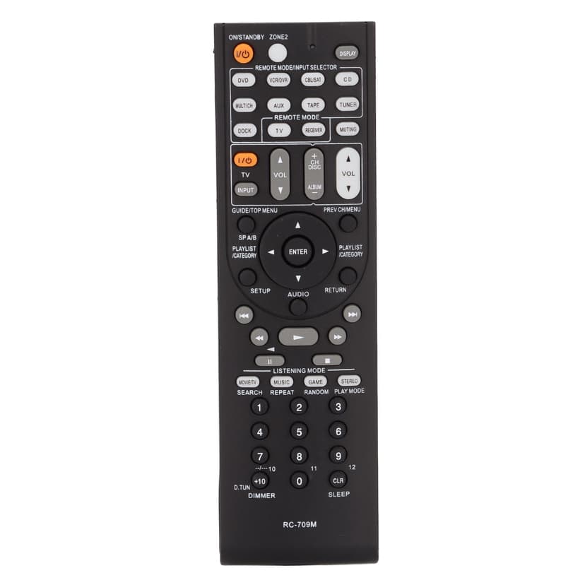 AV Receiver Remote Control, ABS Remote Control Battery Powered Replacement For TX SR576S For AV