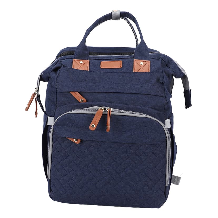 Diaper Bag Foldable Multifunctional Baby Diaper Backpack with USB Charging Port for Travel