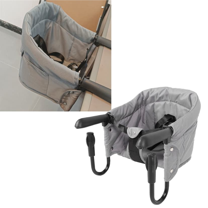 Hook On Chair, Hook On High Chair for Baby, Foldable Clip On High Chair for Table, Fast Table Chair with Removable for Home and Travel, Portable Baby Chair for Eating