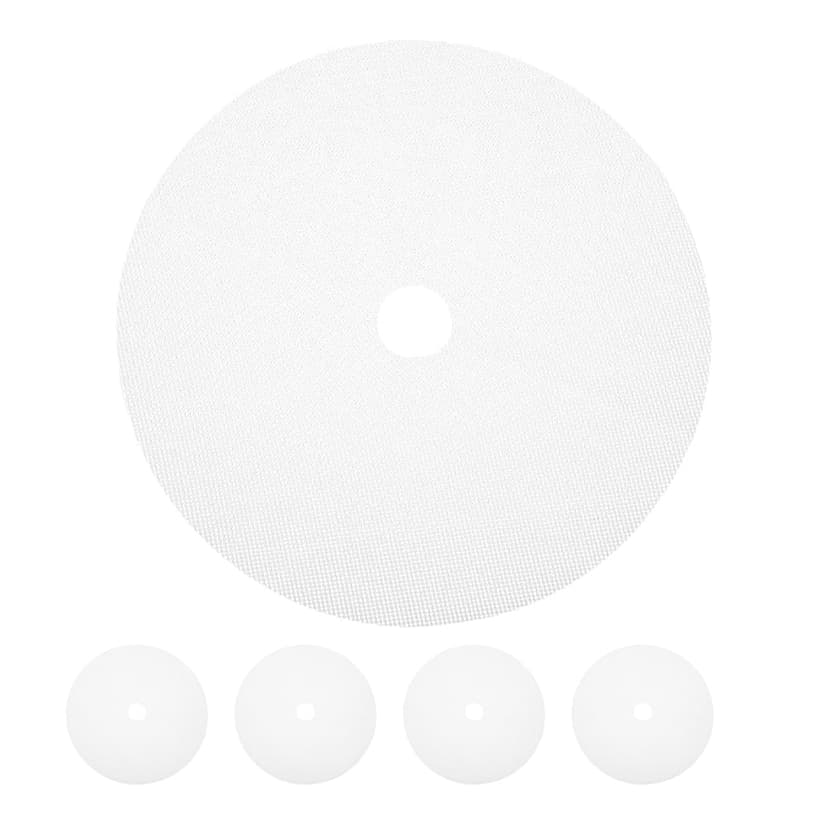 5pcs Reusable Dehydrator Sheets Round Food Dryer Mats Dehydrator Silicone Pad Food Dryer Liner Food Meat Dehydrator Sheets