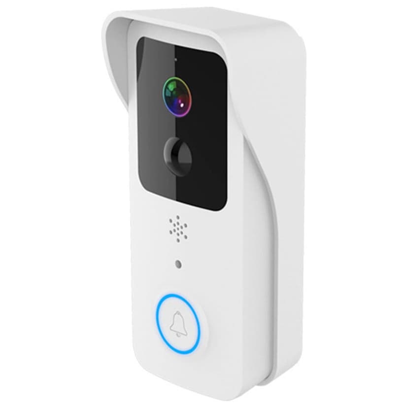 Smart Wireless Video Doorbell with 1080P HD & Night Vision | 2.4G/5G WiFi Dual-Band IP65 Weatherproof | 5200mAh Rechargeable Battery & PIR Human Detection (5.31x2.16in 0.88lb)