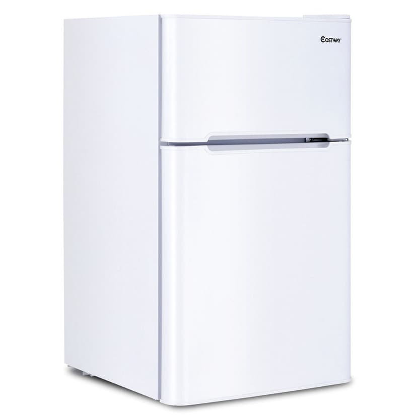Costway Refrigerator Freezer Cooler Fridge Compact 3.2 cu ft.Unit