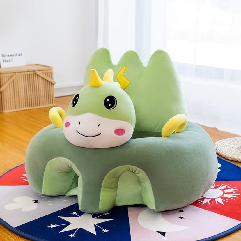 Jomeoic Sayelo Baby Chair Cute Animal Shaped Sofa Learning Seat Plush Support Seat