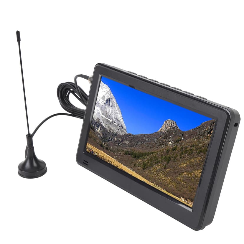 Portable LED TV, 6 Inch Portable TV Multiple Formats Support Color TFT Screen for Car