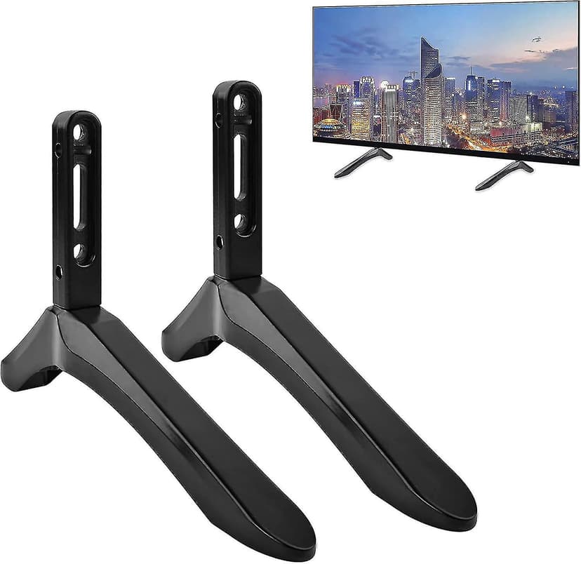 Universal Tv Stand, Tv Pedestal Feet For Tcl Lcd Led 32 To 65 Inch Flat Screen Tv, Television Replacement Parts Base Stand With Screws_Särskilda gåvor Great Gift
