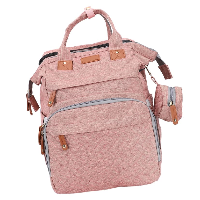 Diaper Bag Foldable Multifunctional Baby Diaper Backpack with USB Charging Port for Travel