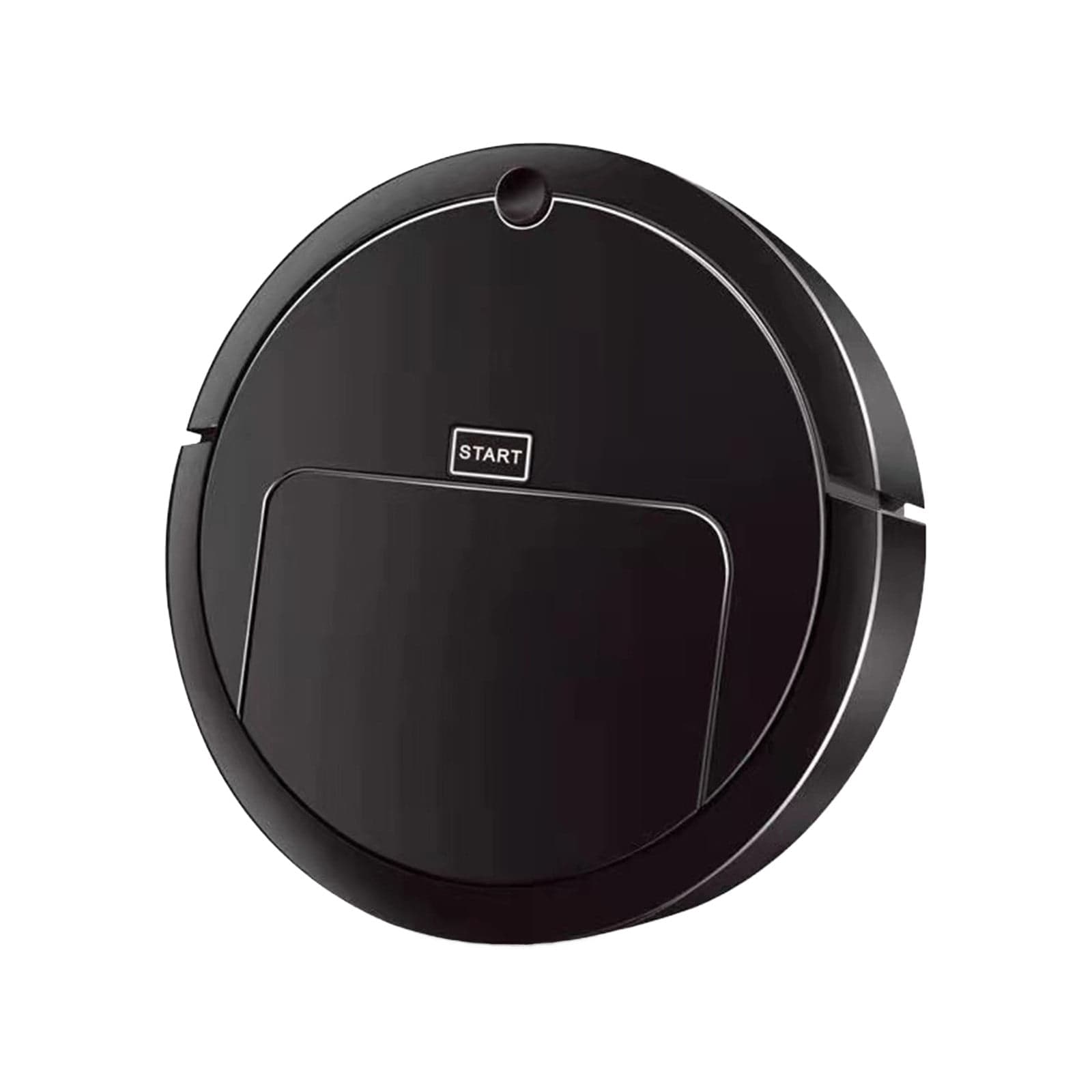 Matoen12 Household Small Robotic Vacuum Strong Suction, 2024 New Mobile Automatic Robot Vacuum Cleaner, Home Appliance Cleaning Machine, USB Charging, 600 Capactiy, 1PC, Black