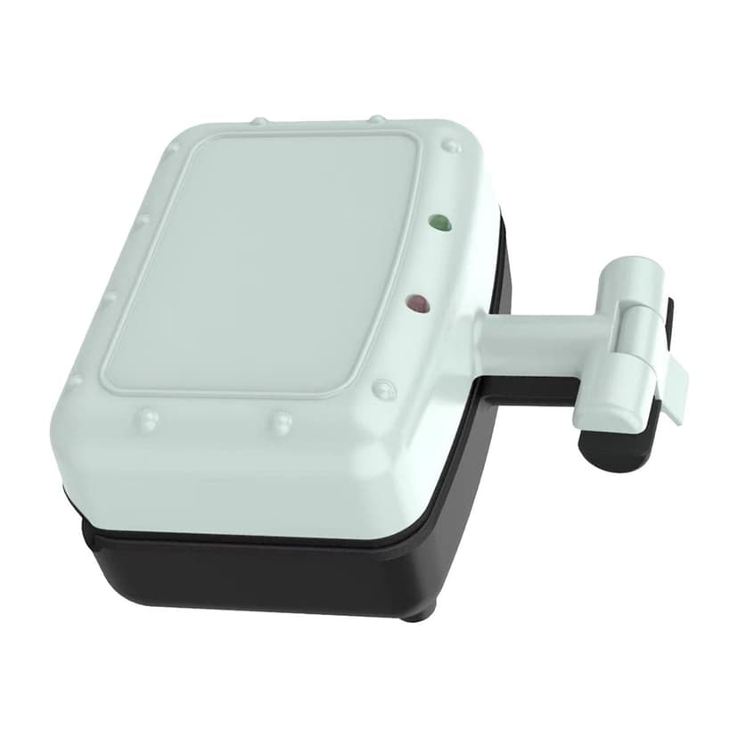 Mini Sandwich Maker with Indicator Light Kids Friendly Small Electric Grill green