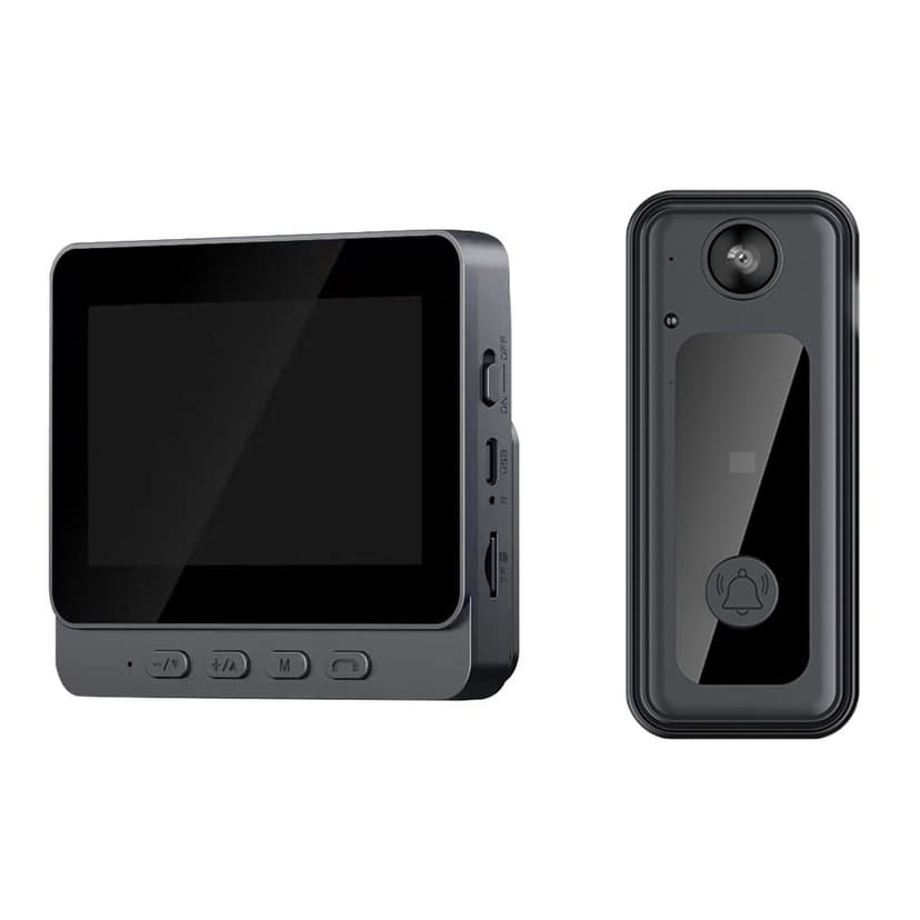 4.3\" Screen Wireless Video Doorbell Phone Security Camera Door Bell Intercom