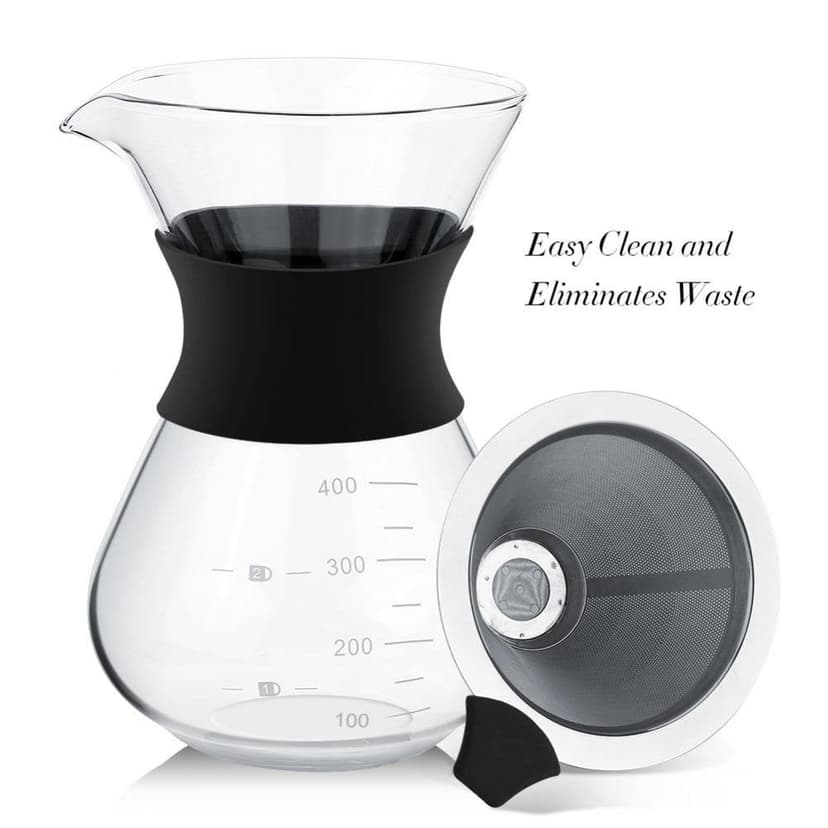 SUTENGDA Otvivap Manual Stainless Steel 10-Cup Drip Coffee Maker