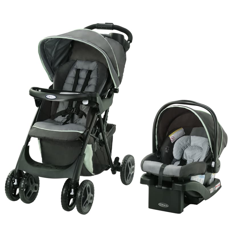 Graco Comfy Cruiser Click Connect Travel System, 3-in-1 Stroller and Infant Car Seat Combo, 1.8-13.6 kg (4-30 lb)