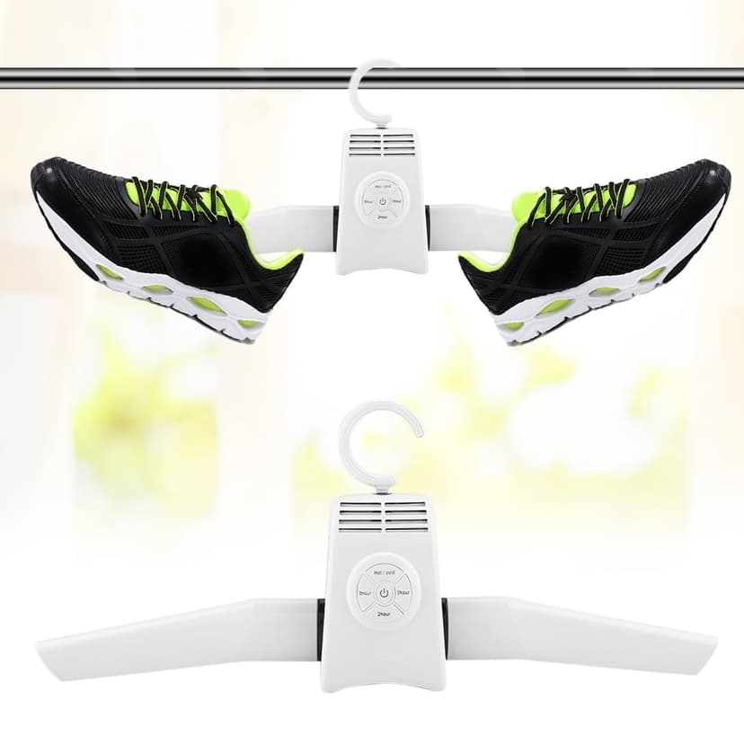 FLAMEEN Travel Portable Foldable Electric Clothes Drying Hanger Dryer Rack Machine US Plug 110-240V,Electric Clothes Dryer,Clothes Hanger Dryer
