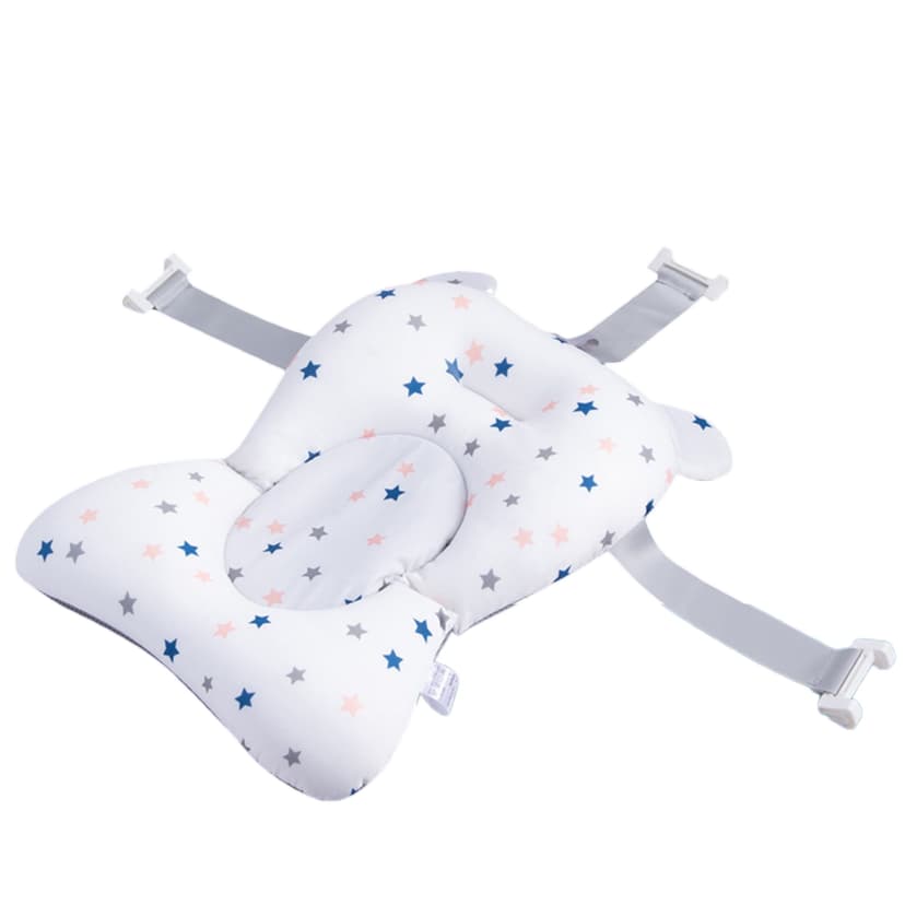 WIFORNT Baby Bath Cushion Pad Newborn Bathtub Mat Infant Bath Supporter Net Baby Bathtub Pillow Non-Slip Floating Bathing Tub Seat
