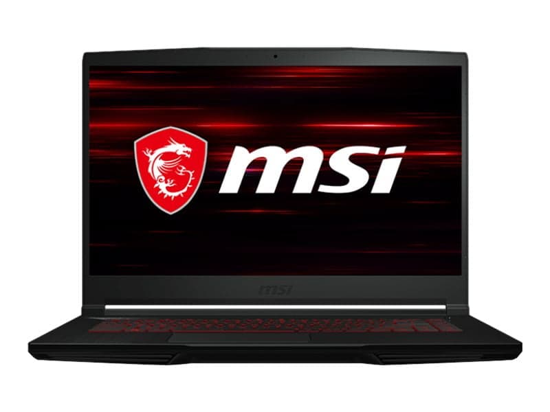 MSI GF63 10UC 439 Thin - Intel Core i7 - 10750H / up to 5 GHz - Windows 10 Home - GF RTX 3050 - 8 GB RAM - 512 GB SSD NVMe - 15.6" 1920 x 1080 (Full HD) @ 144 Hz - Gigabit Ethernet - Wi-Fi 6 - black
