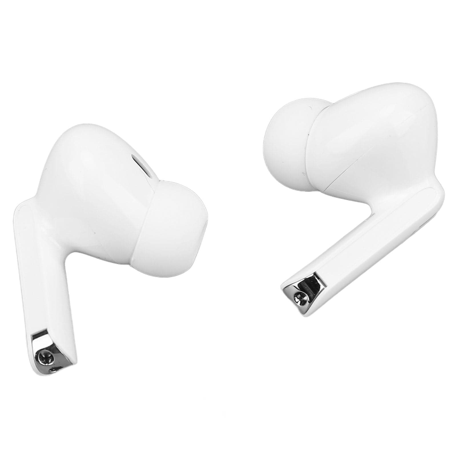 Voice Translator Earbuds, Wireless Translator Multifunctional High Accuracy With Speakers For Business White