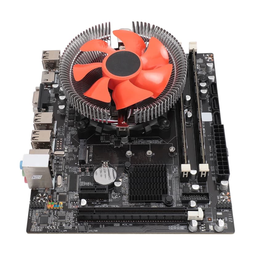 Computer Motherboard, Desktop Motherboard Dual Channel DDR3 8G SSD 6 USB2.0 3 for Replacement