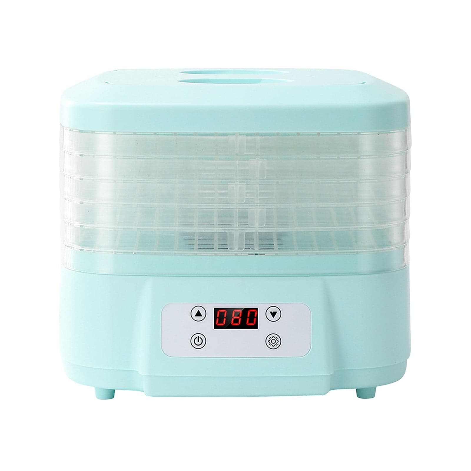Pcksrro Dryer Machine For Home For Candy Snacks Airflow Food Dehydrator Machine With 6 Trays Trays Jerky Dryer With Digital Adjustable Timer Temperature