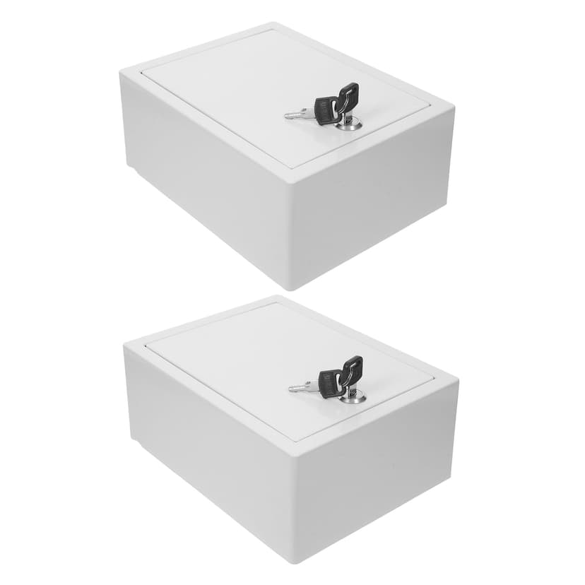 CATIEBYE 2Pcs Waterproof Wall Mounted Milk Container with Lock Secure Milk Storage for Home