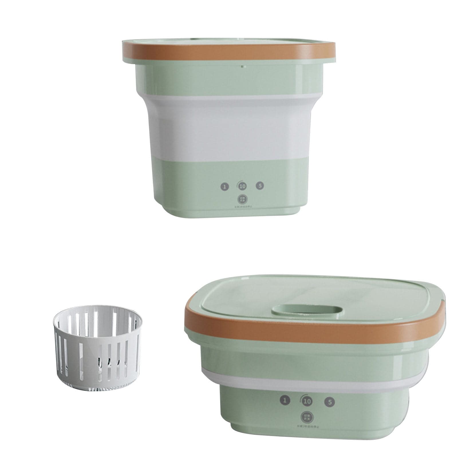 Dvkptbk Washing Machine 6L Folding Dehydratable Small Mini Portable Purification Underwear Underwear Washing Machine Home Appliances