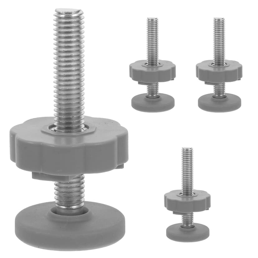 KAKOWELY 4pcs Spindle Gate Spindle Rod Dog Threaded Spindle Rod Spindle Rod Baby Gate Thread Spindle Rod Baby Gate Threaded Spindle Rods Replacement Bolts,2.95"X1.38"X1.38"
