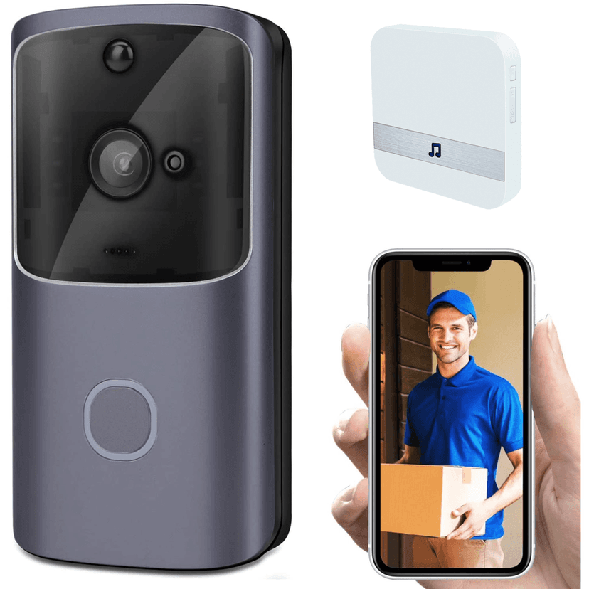 Wireless Video Doorbell Camera M10 WIFI Smart Door Bell with Chime