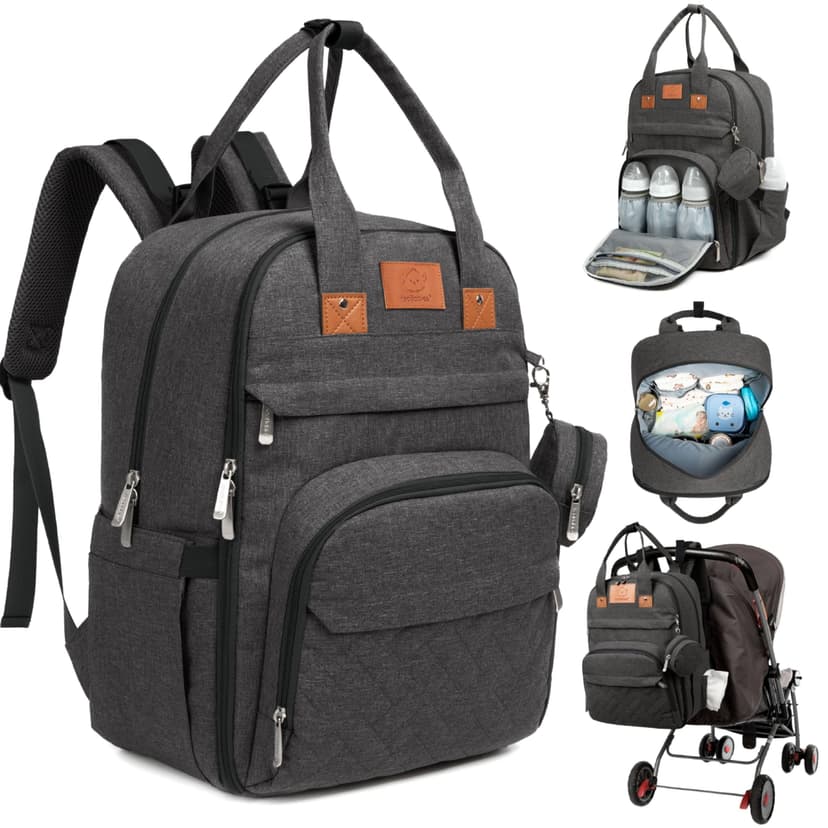 Backpack KeaBabies Rove Large Waterproof Diaper Bag