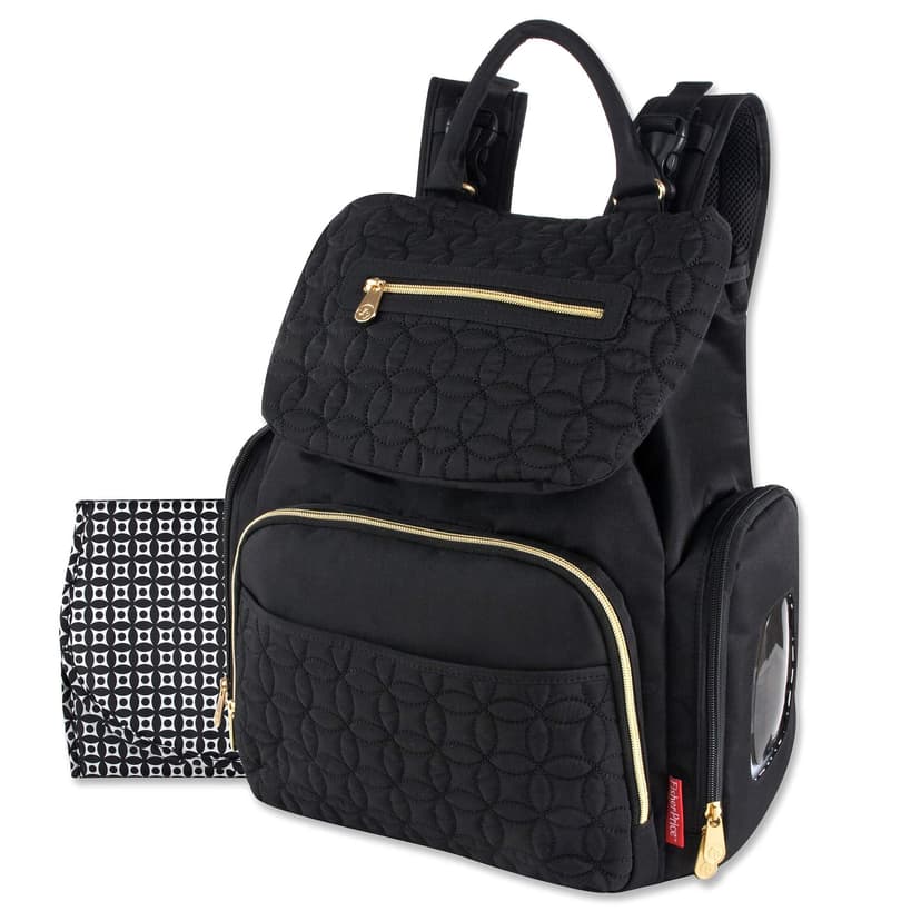 Diaper Bag Backpack Fisher-Price Signature Quilted Avery