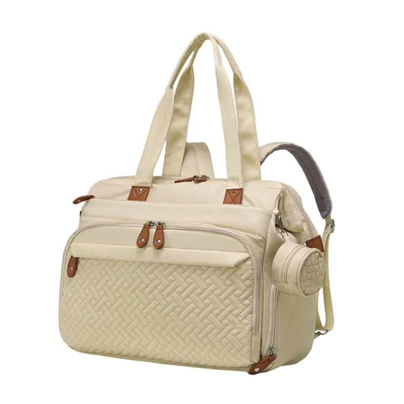 MERIGLARE Baby Travel Bag Pacifier Case with Stroller Straps Women Diaper Bag Backpack Khaki