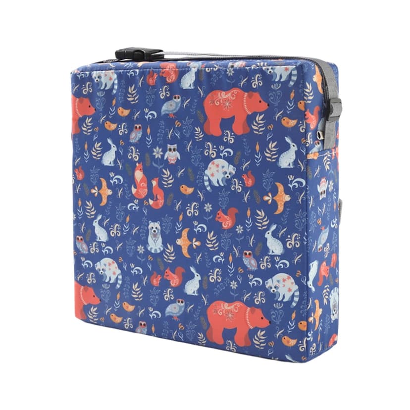 Toddler Booster Seat Chair Booster Seat With Adjustable Belt And Fastening Strap Non Booster Seat Cushion Cute Kid Booster Seat For Dining Table Toddler Kids 18x18 Wheelchair Cushion