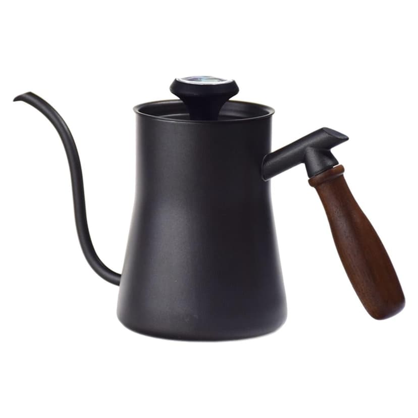 DOLITY Gooseneck Kettle Coffee Pour Over Tea Kettle Precision Flow Spout w/ Thermometer Black