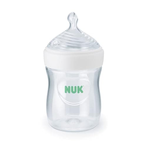 NUK Simply Natural Bottle with SafeTemp, 5 oz (150 mL), 1 Pack