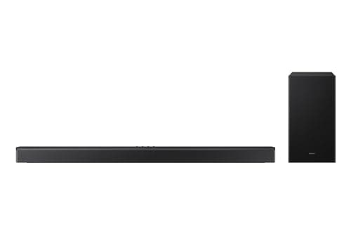 Samsung Sound Bar HW-B750F/ZC, 5.1 Channel, Subwoofer, 400 watts, Surround Sound, Q-Symphony, Dolby Digital, DTS Virtual:X, Bass Boost, Adaptive Sound, Bluetooth, HDMI ARC, Soundbar