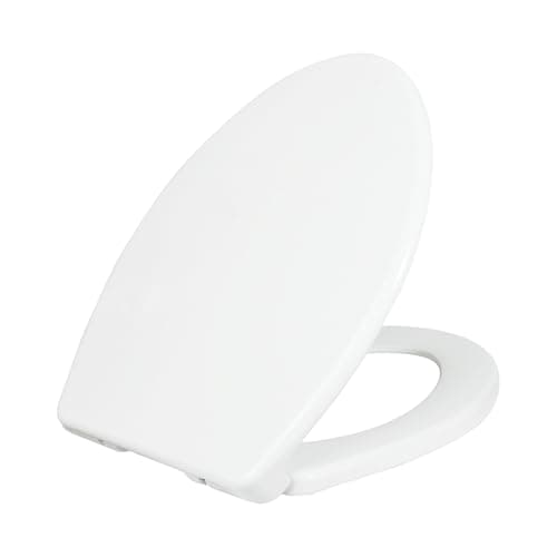 Luxe TS1008E Elongated Comfort Fit Toilet Seat with Slow Close, Quick Release Hinges, and Non-Slip Bumpers