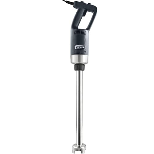VEVOR 750W 20" Heavy Duty Hand Mixer, Commercial Immersion Blender, Variable Speed Kitchen Stick Mixer with 304 Stainless Steel Blade, Multi-Purpose Portable Mixer for Soup, Smoothie, Puree, Baby Food