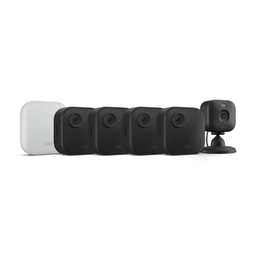 Blink Outdoor 4 XR and Blink Mini 2K+ — Wireless security camera with extended range and 2K indoor home and pet camera. Sync Module XR included