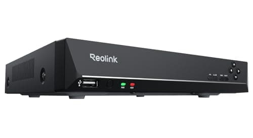REOLINK 8CH Network Video Recorder for Home Security Camera System, 24/7 Recording(HDD Not Included), Only Work with 16MP/12MP/4K/8MP/5MP/4MP REOLINK PoE Camera, RLN8-410