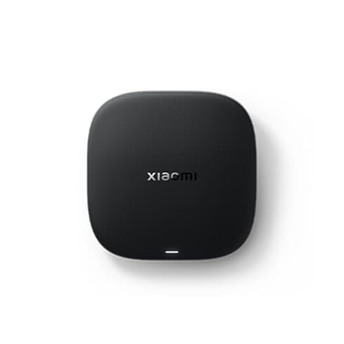 Xiaomi Android TV Box S (3rd Gen) 4K UHD Dolby Vision Dolby Atmos & DTS:X 2GB + 32GB Storage, Google TV 360° Bluetooth Remote Voice Control with Wi-Fi 6 for Smart Television
