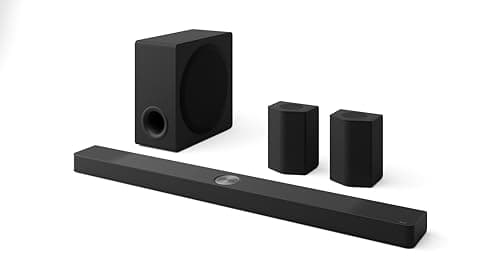 LG S95TR 9.1.5 ch. Soundbar with Wireless Dolby Atmos, Rear Surround Speakers Included, Triple Up-Firing Channels, Wow Orchestra, WOWCAST Built-in (S95TR, 2024)