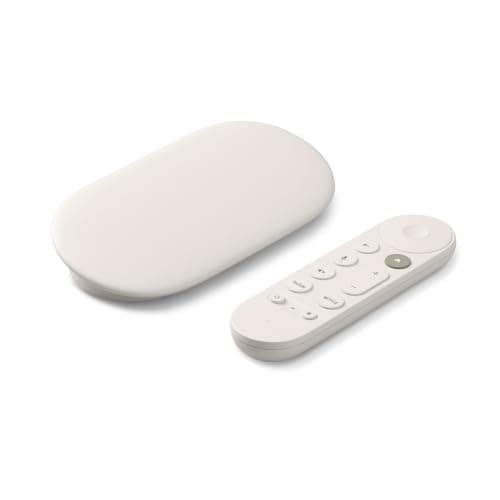 Google TV Streamer (4K) - Fast Streaming Entertainment With Voice Search Remote - Watch Movies, Shows, Live TV, and Netflix in 4K HDR - Smart Home Control - 32 GB Storage - Porcelain