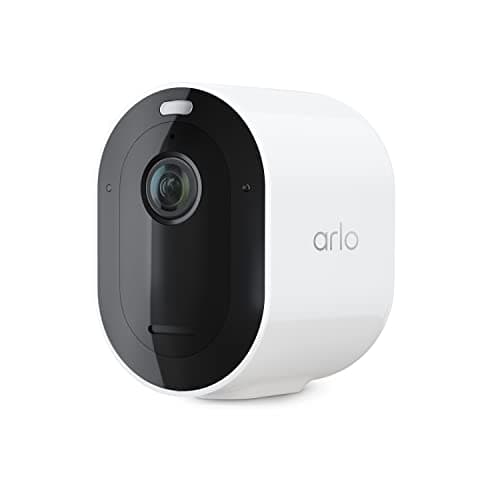 Arlo Pro 5S Spotlight Security Camera 2K HDR | Outdoor | Wire-Free with Spotlight | Dual-Band Wi-Fi Connects to The Strongest Network | 12X Zoom, 2-Way Audio, Color Night Vision, Live Stream White