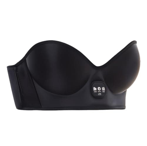 EpixCare Breast Enhancement Heated Bra Massager - USB Rechargeable Electric Vibrating Bigger Bust Enlargement Growth Stimulator - Wireless Chest Lift Enhancer Heating Vibration Feminine Massaging Bra