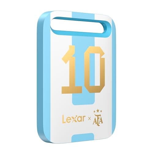 Lexar 512GB SL260 Air Portable SSD, AFA Edition, World Cup, Compatible with PC & Mac, iPhone, Smartphones, Tablets, USB 3.2 Gen 1, Up to 390MB/s Read (LSL260X512G-BNXNU)