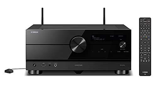 Yamaha RX-A6A AVENTAGE Home Theatre Receiver, 9.2 Channel, 4K/120Hz and 8K/60Hz Capable with Dolby Atmos, DTS:X and Auro3D Support
