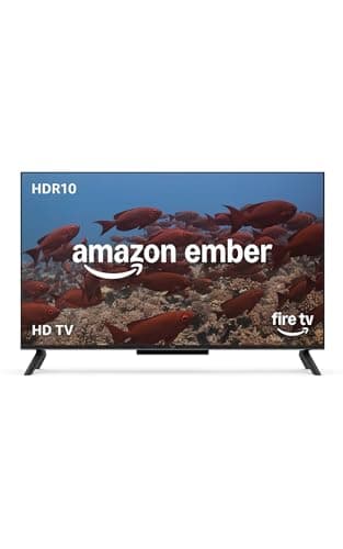 Amazon Ember 32" 2-Series with Fire TV (newest model), HD smart TV with Alexa Remote, fast streaming, Dolby Audio, Ambient Experience, free and live TV, Designed for Alexa+