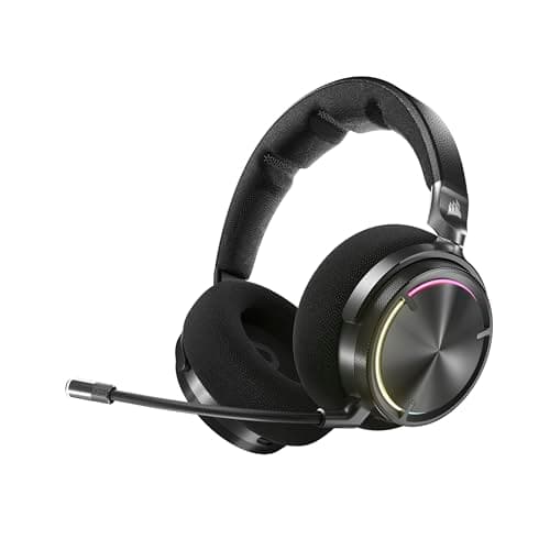 CORSAIR Virtuoso MAX Wireless Gaming Headset – Dolby Atmos, Active Noise Cancelling, Sonarworks SoundID, Simultaneous 2.4GHz Wireless & Bluetooth, 50mm Graphene Drivers, PC, Mac, PS5/PS4 – Carbon