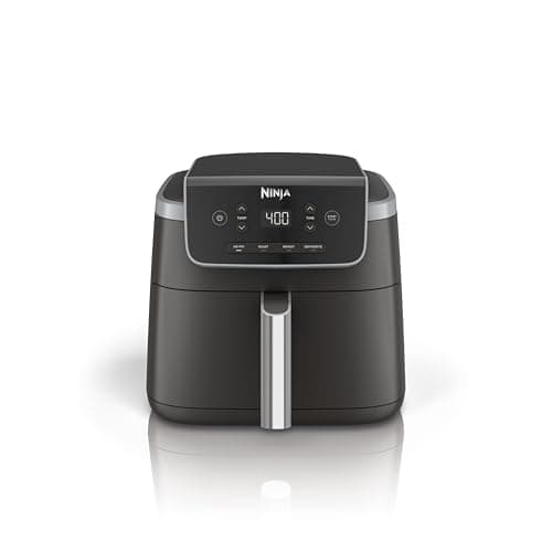 Ninja Air Fryer Pro 4in1, 5 QT (4.7 L) Capacity, Air Fry, Roast, Bake, Reheat, Dehydrate, Roast, Crisp Technology, Nonstick Basket & Crisper Plate, Grey, AF141C (Canadian Version)