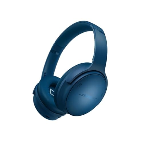 Bose QuietComfort Headphones - Wireless Bluetooth Headphones, Active Over Ear Noise Cancelling and Mic, USB-C Charging, Deep Bass, Up to 24 Hours of Playtime, Twilight Blue